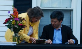 Zhao book signing