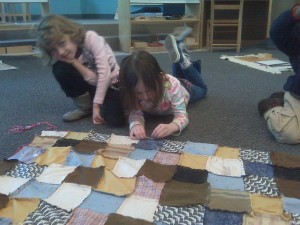 Students Sew Quilt for Ronlad McDonald House
