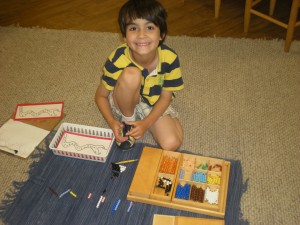 Lower Elementary Student Works With Snake Game